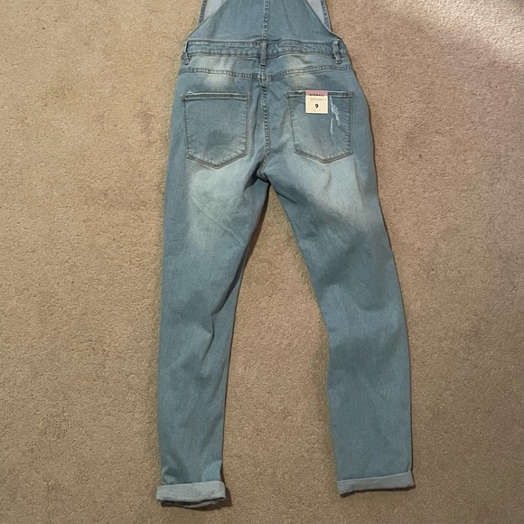 Light Blue Denim Overalls - Picture 2 of 2